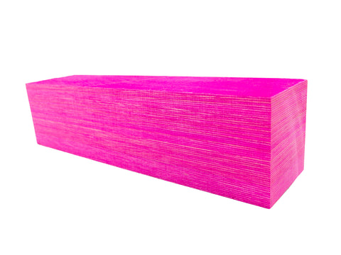 SpectraPly Blank: Hot Pink - Cousineau Wood Products, CWP-USA.com, DymaLux,  Spectraply, Turning blanks, Pepper Mill, Diamond Wood, Webb Wood, laminated wood