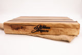 Wilson Stream Cutting Board - Walnut/Birch Mix - Cousineau Wood Products, CWP-USA.com, DymaLux,  Spectraply, Turning blanks, Pepper Mill, Diamond Wood, Webb Wood, laminated wood