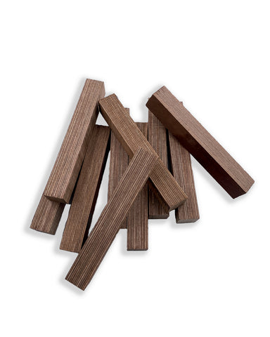 10 pack of Nutmeg SpectraPly Pen Blanks